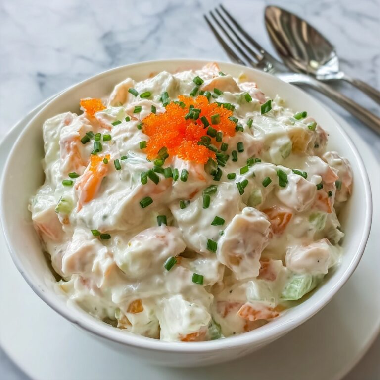 Creamy Imitation Crab Seafood Salad Recipe