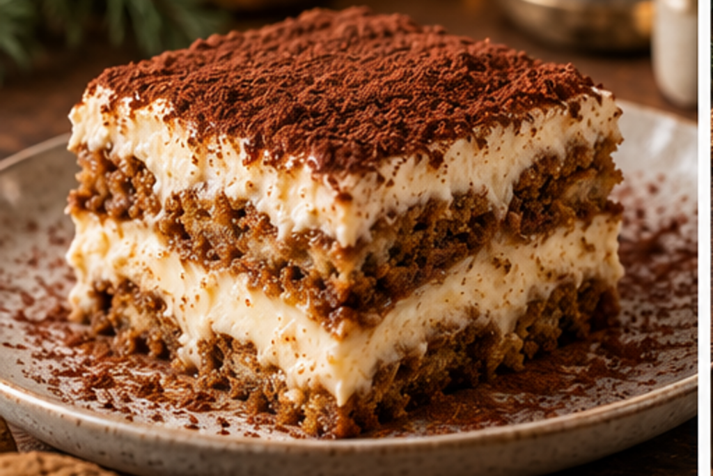 Gingerbread Tiramisu