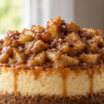 Salted Caramel Apple Pie Cheesecake