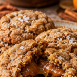 Brown Sugar Cinnamon Caramel Cookies