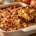 Apple Pumpkin Pecan Baked Oatmeal