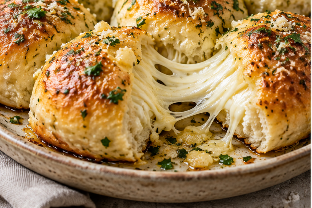 Garlic Butter Cheese Bombs