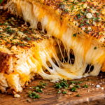 Garlic Bread Grilled Cheese