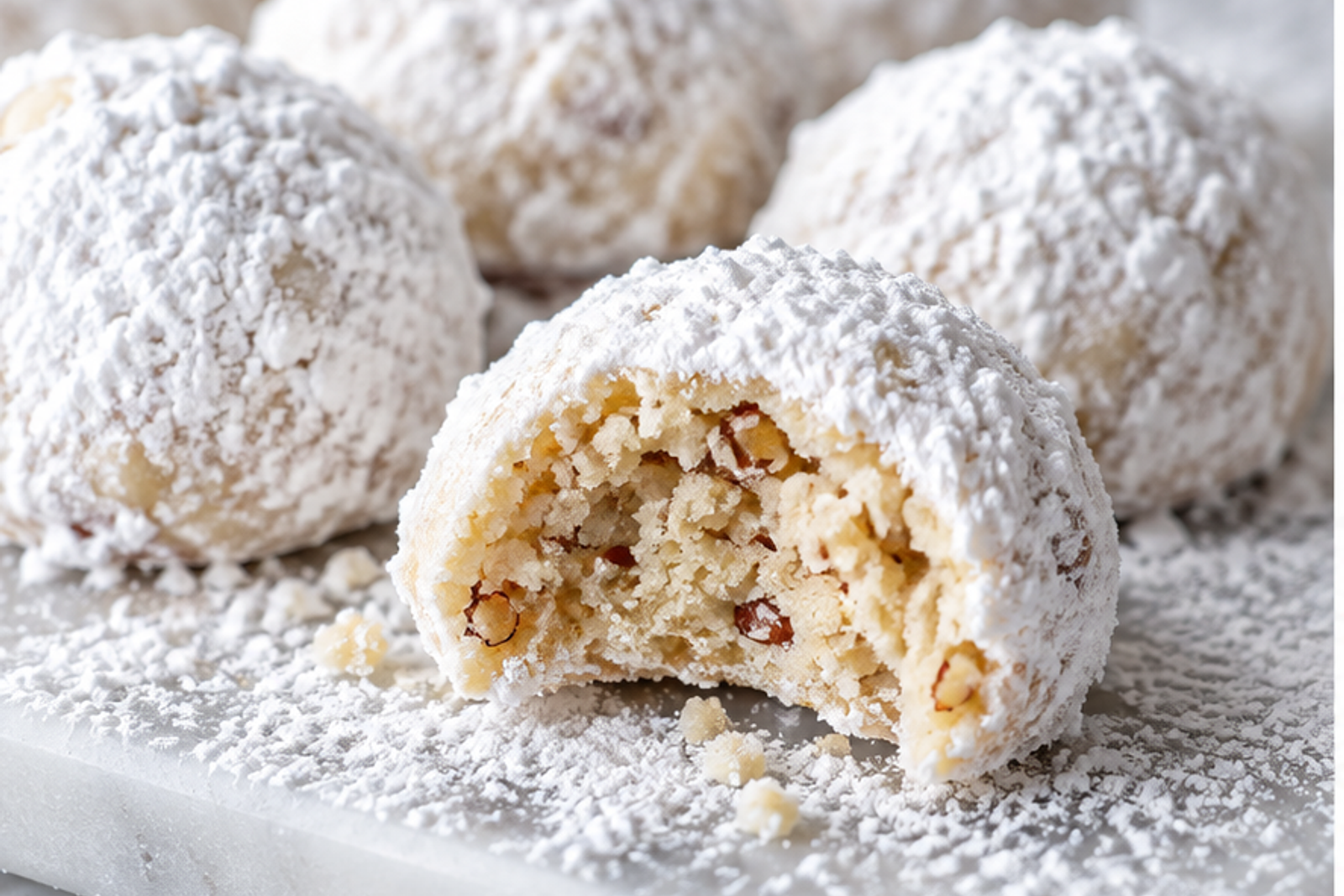 Snowball Cookies with Sweetened Condensed Milk