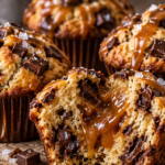 Salted Caramel Chocolate Chunk Muffins