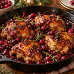 Cranberry Balsamic Chicken Thighs