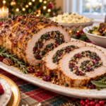 Cranberry Pecan Stuffed Pork Loin